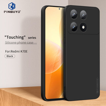 Xiaomi Redmi K70E Phone Case - Liquid Silicone TPU Protective Cover with Anti-Scratch, Shockproof Design, Fingerprint Resistant & Soft Grip Feel