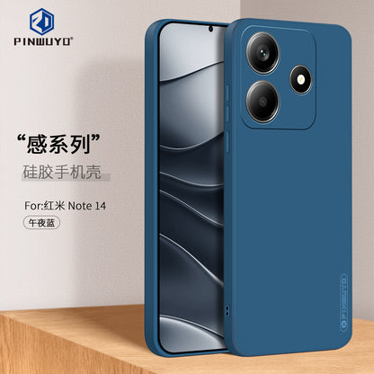 Xiaomi Redmi Note 14 5G Phone Case - Liquid Silicone TPU Protective Cover with Anti-Scratch, Shockproof Design, Fingerprint Resistant & Soft Grip Feel