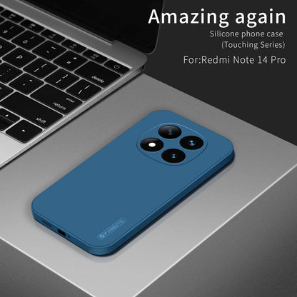 Xiaomi Redmi Note 14 Pro 5G Phone Case - Liquid Silicone TPU Protective Cover with Anti-Scratch, Shockproof Design, Fingerprint Resistant & Soft Grip Feel