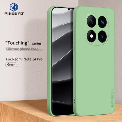 Xiaomi Redmi Note 14 Pro 5G Phone Case - Liquid Silicone TPU Protective Cover with Anti-Scratch, Shockproof Design, Fingerprint Resistant & Soft Grip Feel