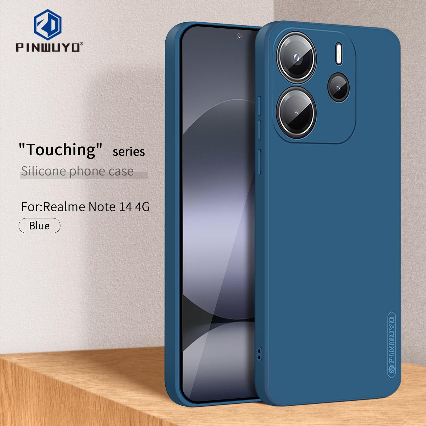 For Redmi Note 14 4G 163.25mm Phone Case - Liquid Silicone TPU Protective Cover with Anti-Scratch, Shockproof Design, Fingerprint Resistant & Soft Grip Feel