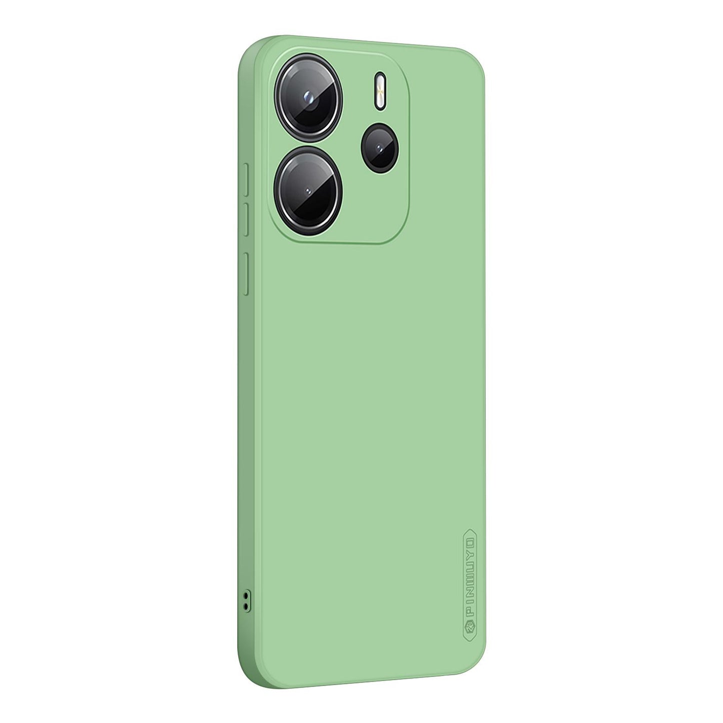For Redmi Note 14 4G 163.25mm Phone Case - Liquid Silicone TPU Protective Cover with Anti-Scratch, Shockproof Design, Fingerprint Resistant & Soft Grip Feel