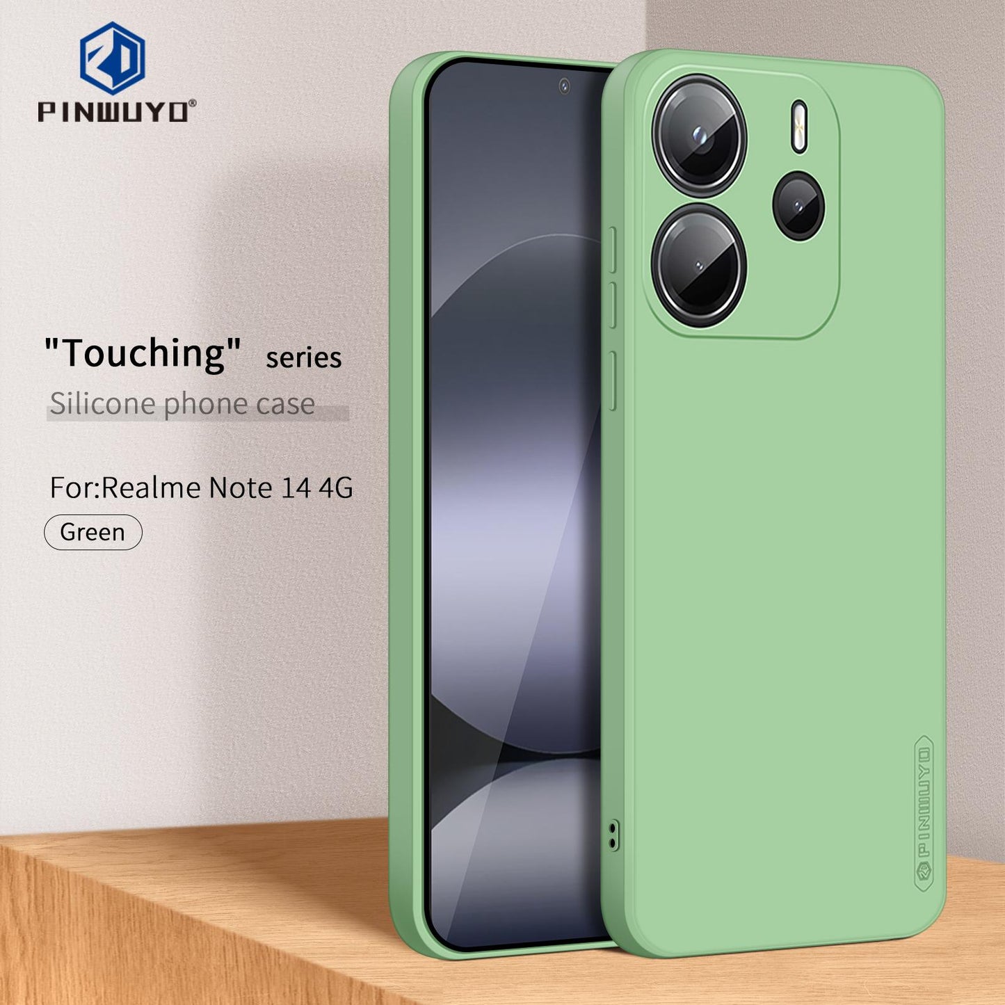 For Redmi Note 14 4G 163.25mm Phone Case - Liquid Silicone TPU Protective Cover with Anti-Scratch, Shockproof Design, Fingerprint Resistant & Soft Grip Feel