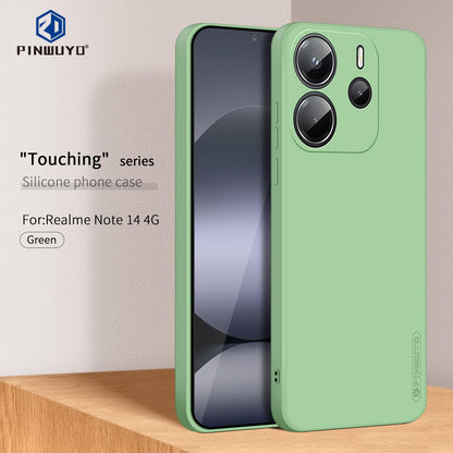 For Redmi Note 14 4G 163.25mm Phone Case - Liquid Silicone TPU Protective Cover with Anti-Scratch, Shockproof Design, Fingerprint Resistant & Soft Grip Feel