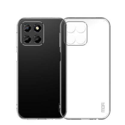 Honor X6A Clear TPU Case - Ultra-Thin, Shockproof, Anti-Yellowing Transparent Soft Protective Cover with Precise Cutouts, Scratch Resistance & Lightweight Design