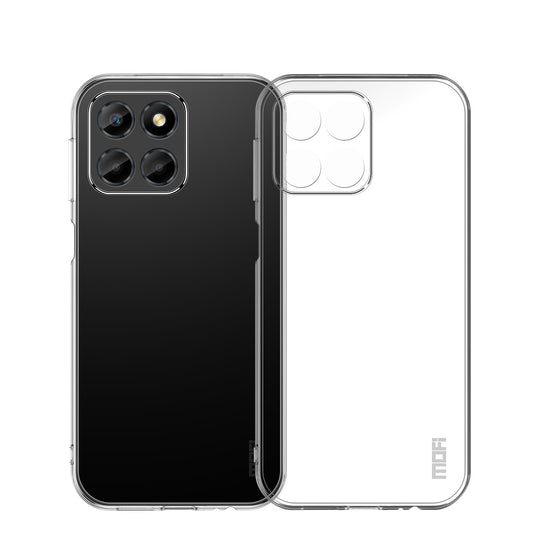 Honor X6A Clear TPU Case - Ultra-Thin, Shockproof, Anti-Yellowing Transparent Soft Protective Cover with Precise Cutouts, Scratch Resistance & Lightweight Design