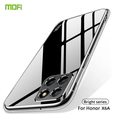 Honor X6A Clear TPU Case - Ultra-Thin, Shockproof, Anti-Yellowing Transparent Soft Protective Cover with Precise Cutouts, Scratch Resistance & Lightweight Design