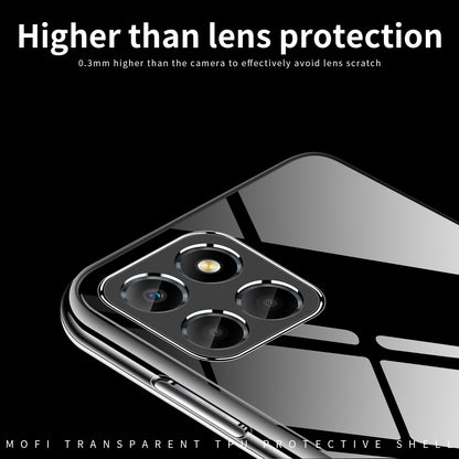 Honor X6A Clear TPU Case - Ultra-Thin, Shockproof, Anti-Yellowing Transparent Soft Protective Cover with Precise Cutouts, Scratch Resistance & Lightweight Design