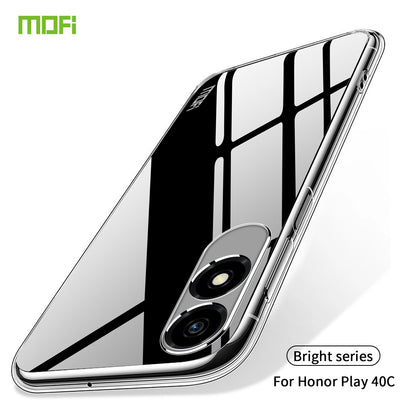 Honor Play 40C Clear TPU Case - Ultra-Thin, Shockproof, Anti-Yellowing Transparent Soft Protective Cover with Precise Cutouts, Scratch Resistance & Lightweight Design