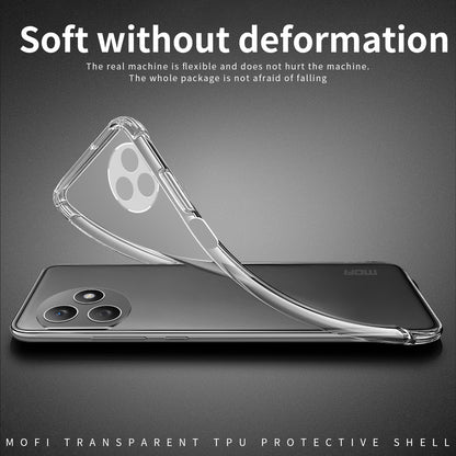 Honor X50i Pro/X50i+ Clear TPU Case - Ultra-Thin, Shockproof, Anti-Yellowing Transparent Soft Protective Cover with Precise Cutouts, Scratch Resistance & Lightweight Design