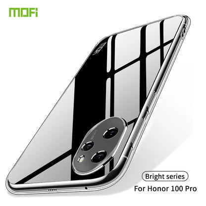 Honor 100 Pro Clear TPU Case - Ultra-Thin, Shockproof, Anti-Yellowing Transparent Soft Protective Cover with Precise Cutouts, Scratch Resistance & Lightweight Design