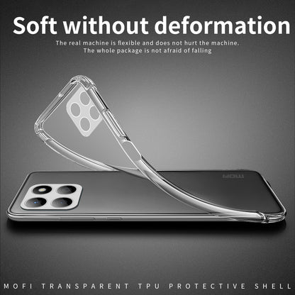 Honor X8b Clear TPU Case - Ultra-Thin, Shockproof, Anti-Yellowing Transparent Soft Protective Cover with Precise Cutouts, Scratch Resistance & Lightweight Design