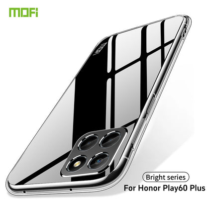 Honor Play 60 Plus Clear TPU Case - Ultra-Thin, Shockproof, Anti-Yellowing Transparent Soft Protective Cover with Precise Cutouts, Scratch Resistance & Lightweight Design