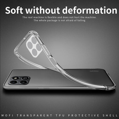 Honor X5b/X5b Plus Clear TPU Case - Ultra-Thin, Shockproof, Anti-Yellowing Transparent Soft Protective Cover with Precise Cutouts, Scratch Resistance & Lightweight Design