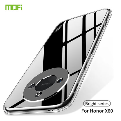 Honor X60 Clear TPU Case - Ultra-Thin, Shockproof, Anti-Yellowing Transparent Soft Protective Cover with Precise Cutouts, Scratch Resistance & Lightweight Design