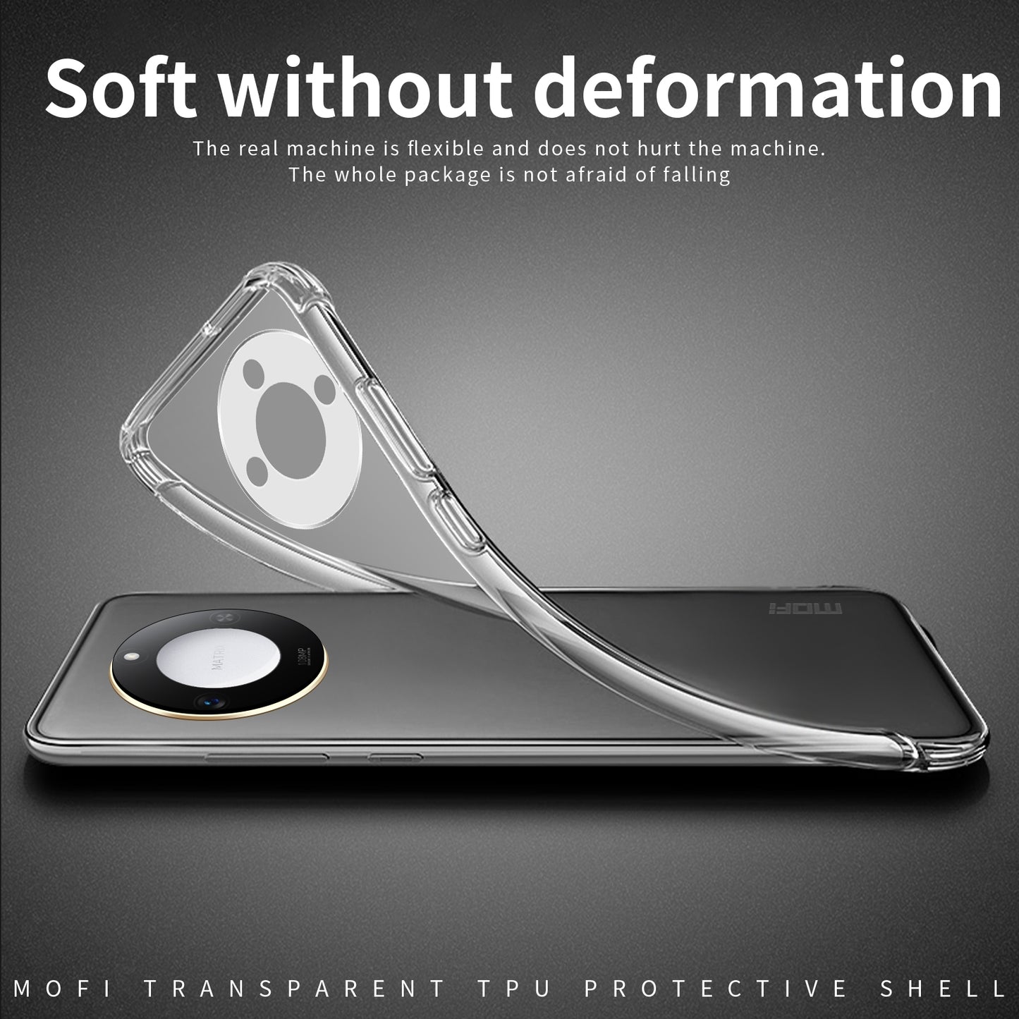Honor X60 Clear TPU Case - Ultra-Thin, Shockproof, Anti-Yellowing Transparent Soft Protective Cover with Precise Cutouts, Scratch Resistance & Lightweight Design