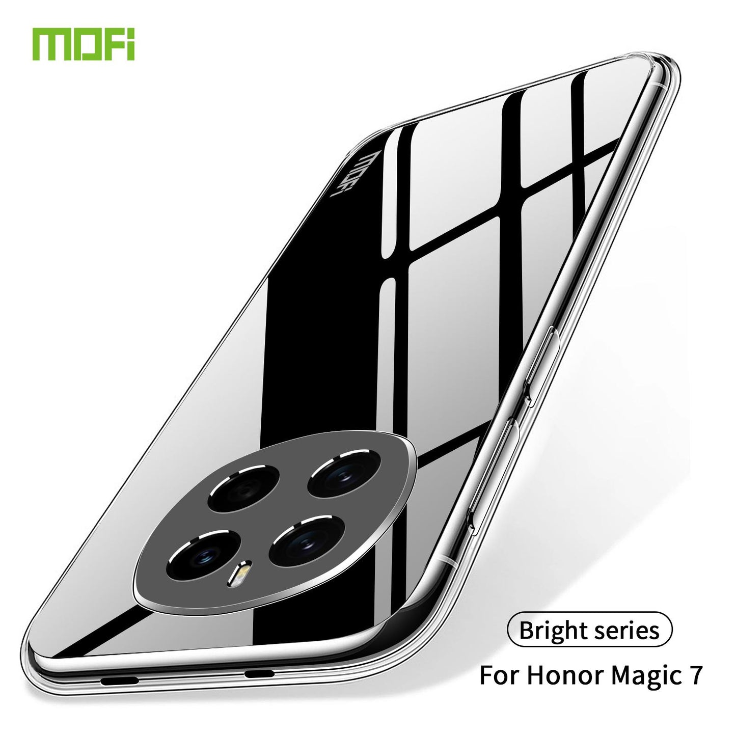 Honor Magic7 Clear TPU Case - Ultra-Thin, Shockproof, Anti-Yellowing Transparent Soft Protective Cover with Precise Cutouts, Scratch Resistance & Lightweight Design