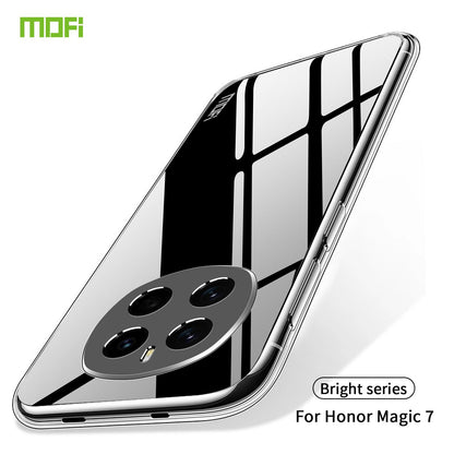 Honor Magic7 Clear TPU Case - Ultra-Thin, Shockproof, Anti-Yellowing Transparent Soft Protective Cover with Precise Cutouts, Scratch Resistance & Lightweight Design