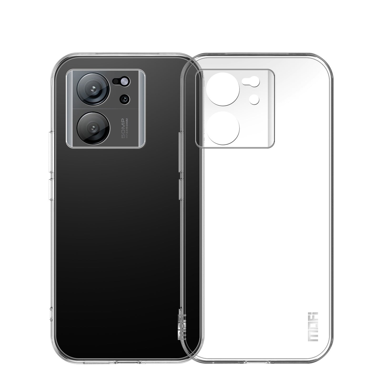 Xiaomi 13T/13T Pro Clear TPU Case - Ultra-Thin, Shockproof, Anti-Yellowing Transparent Soft Protective Cover with Precise Cutouts, Scratch Resistance & Lightweight Design