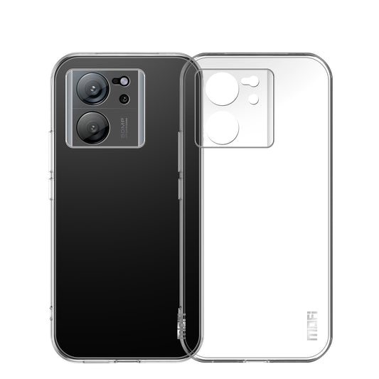 Xiaomi 13T/13T Pro Clear TPU Case - Ultra-Thin, Shockproof, Anti-Yellowing Transparent Soft Protective Cover with Precise Cutouts, Scratch Resistance & Lightweight Design