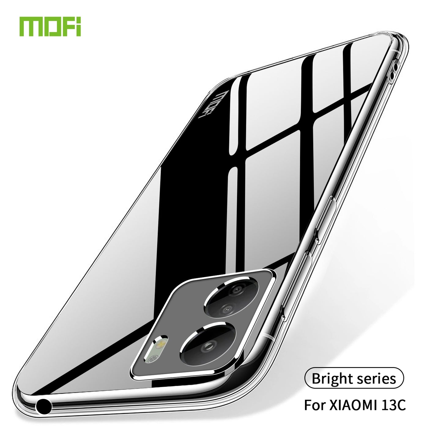 Xiaomi Redmi 13C 4G Clear TPU Case - Ultra-Thin, Shockproof, Anti-Yellowing Transparent Soft Protective Cover with Precise Cutouts, Scratch Resistance & Lightweight Design