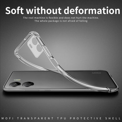 Xiaomi Redmi 13C 4G Clear TPU Case - Ultra-Thin, Shockproof, Anti-Yellowing Transparent Soft Protective Cover with Precise Cutouts, Scratch Resistance & Lightweight Design