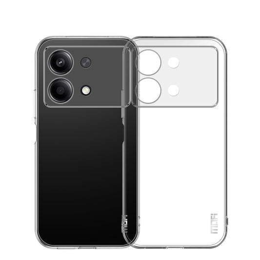 Xiaomi Redmi Note 13R Pro Clear TPU Case - Ultra-Thin, Shockproof, Anti-Yellowing Transparent Soft Protective Cover with Precise Cutouts, Scratch Resistance & Lightweight Design