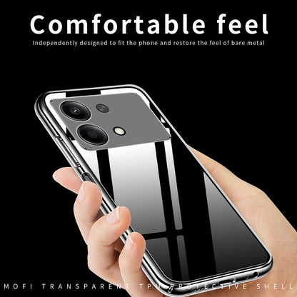 Xiaomi Redmi Note 13R Pro Clear TPU Case - Ultra-Thin, Shockproof, Anti-Yellowing Transparent Soft Protective Cover with Precise Cutouts, Scratch Resistance & Lightweight Design
