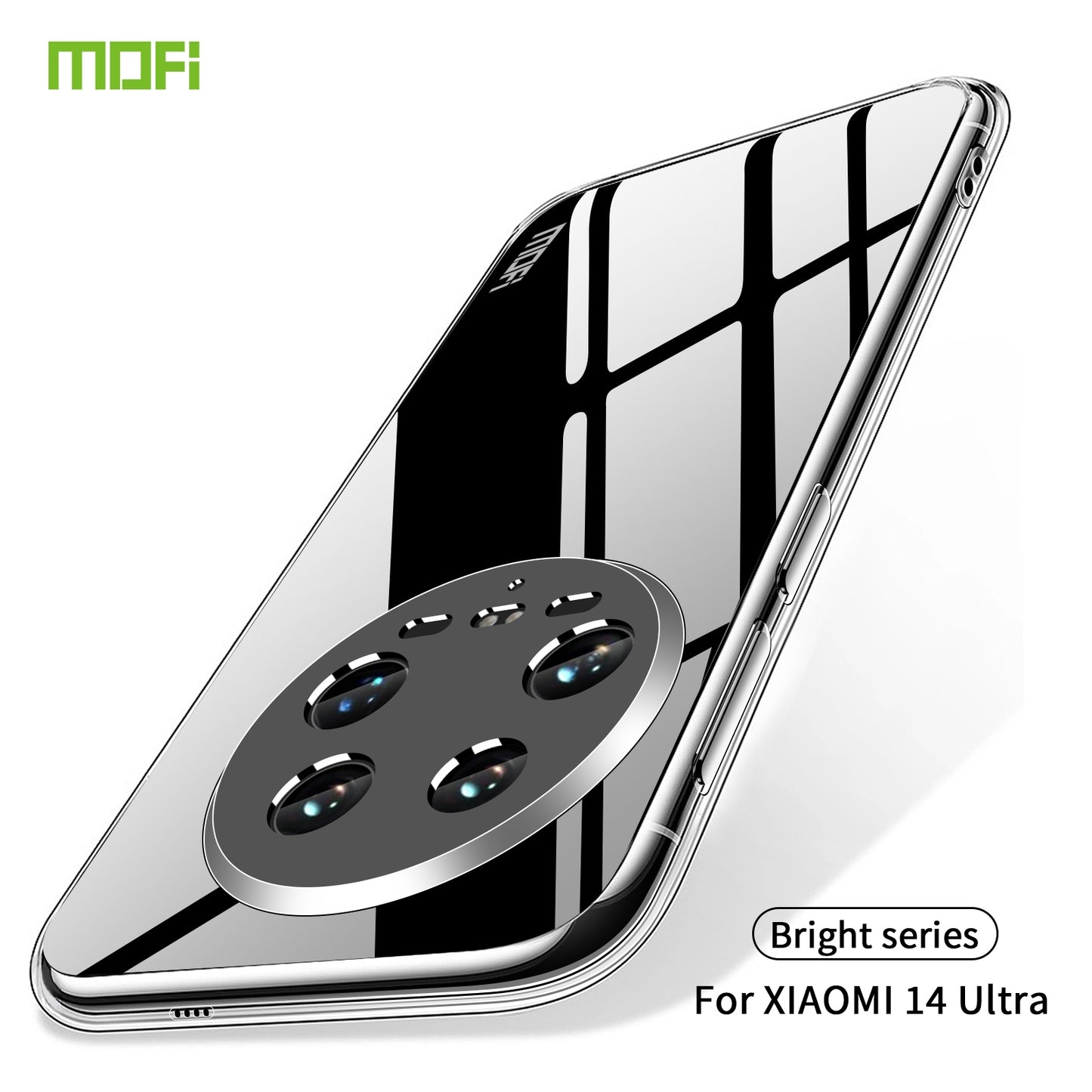 Xiaomi 14 Ultra Clear TPU Case - Ultra-Thin, Shockproof, Anti-Yellowing Transparent Soft Protective Cover with Precise Cutouts, Scratch Resistance & Lightweight Design