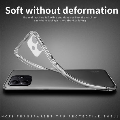 Xiaomi Redmi Note 14 5G Clear TPU Case - Ultra-Thin, Shockproof, Anti-Yellowing Transparent Soft Protective Cover with Precise Cutouts, Scratch Resistance & Lightweight Design