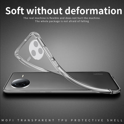 Xiaomi Redmi K80 Clear TPU Case - Ultra-Thin, Shockproof, Anti-Yellowing Transparent Soft Protective Cover with Precise Cutouts, Scratch Resistance & Lightweight Design