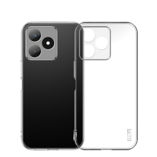 Realme Narzo N53 Clear TPU Case - Ultra-Thin, Shockproof, Anti-Yellowing Transparent Soft Protective Cover with Precise Cutouts, Scratch Resistance & Lightweight Design