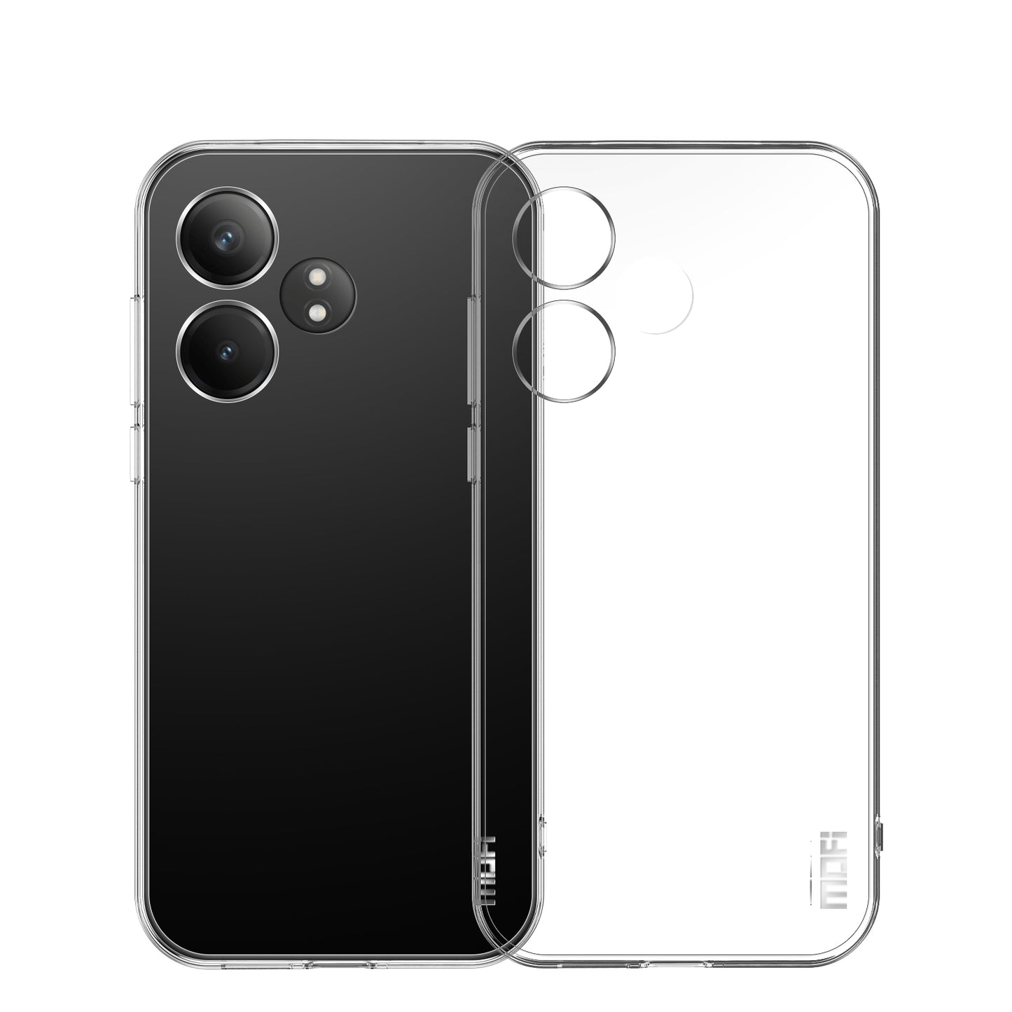 Realme GT Neo6 SE Clear TPU Case - Ultra-Thin, Shockproof, Anti-Yellowing Transparent Soft Protective Cover with Precise Cutouts, Scratch Resistance & Lightweight Design