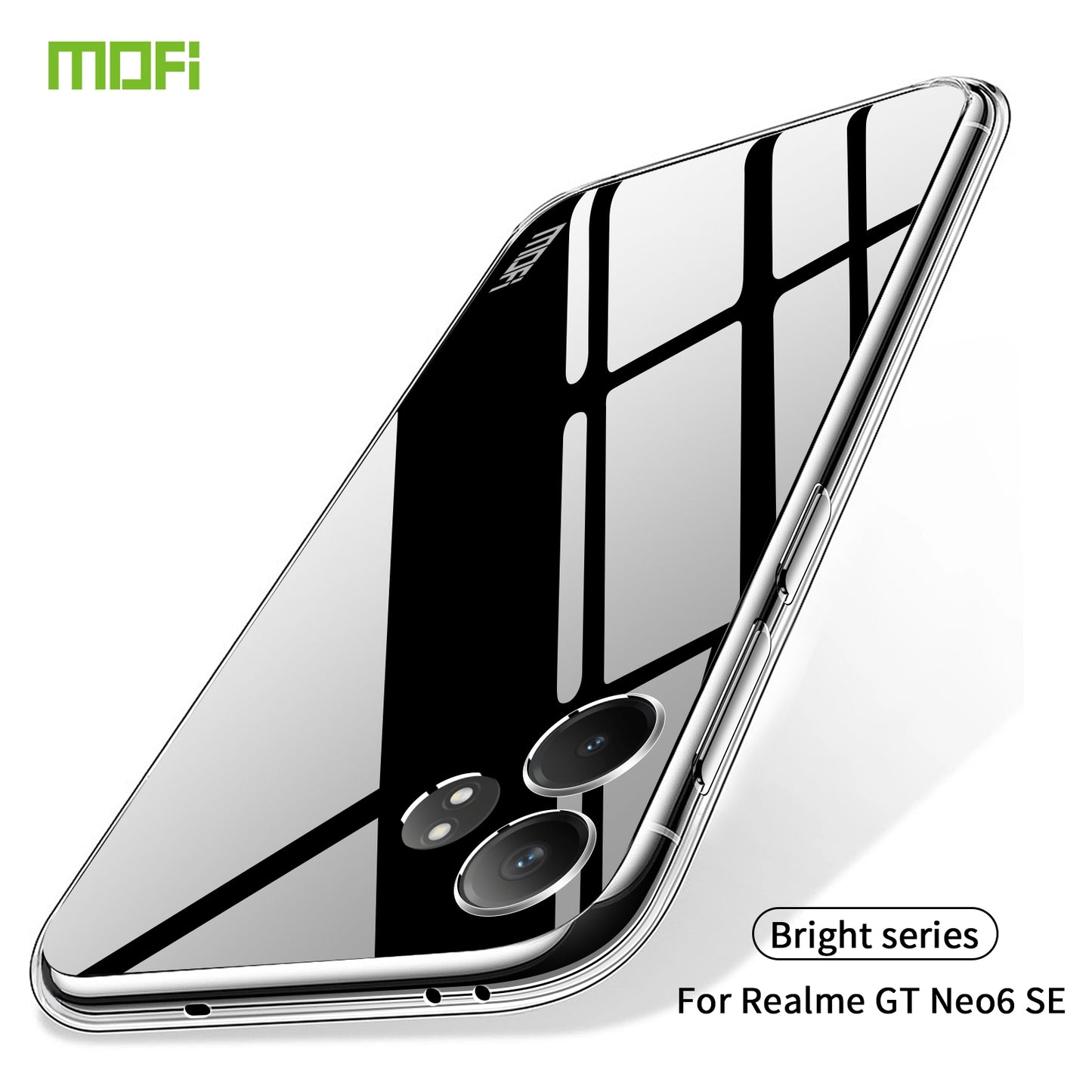 Realme GT Neo6 SE Clear TPU Case - Ultra-Thin, Shockproof, Anti-Yellowing Transparent Soft Protective Cover with Precise Cutouts, Scratch Resistance & Lightweight Design