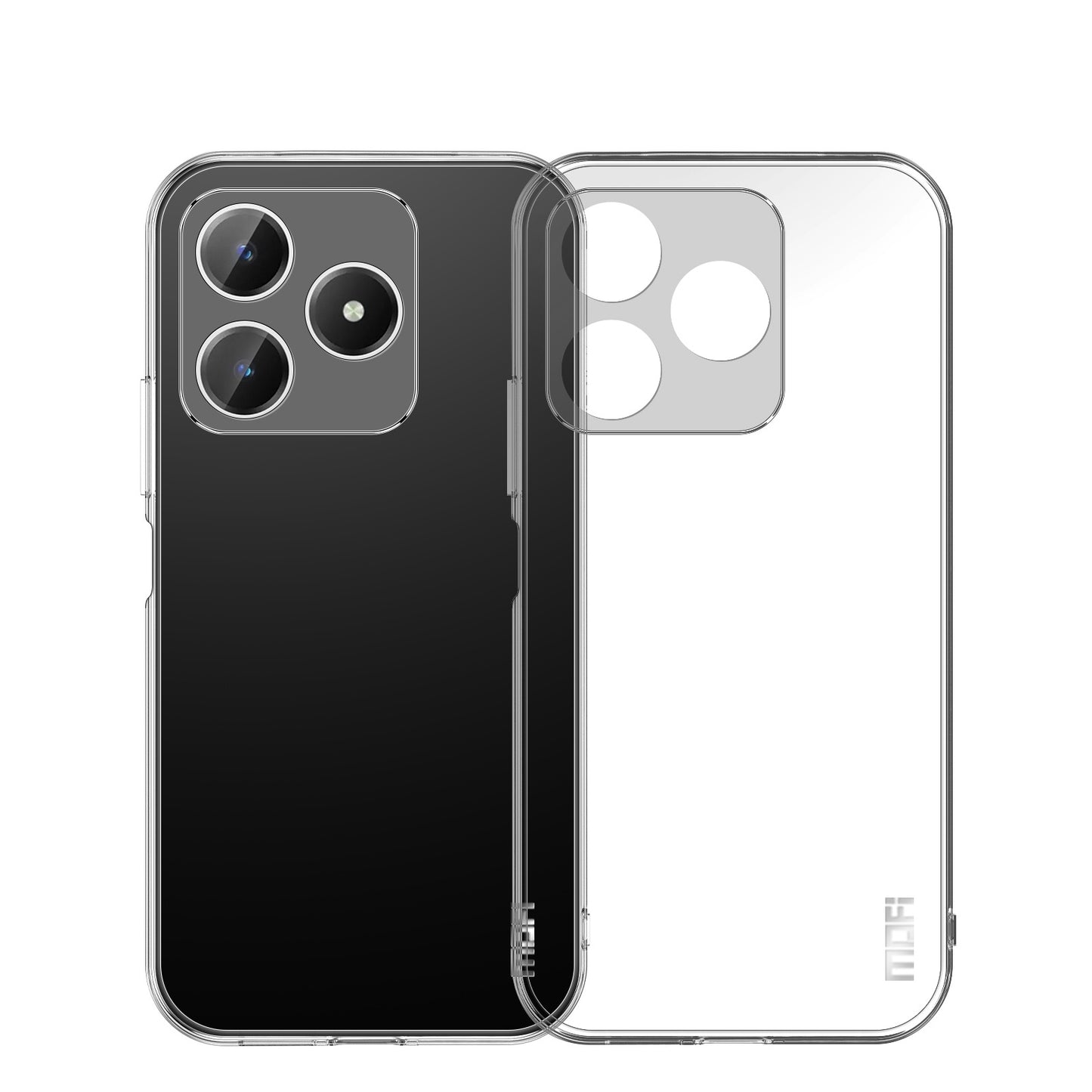 Realme C63 Clear TPU Case - Ultra-Thin, Shockproof, Anti-Yellowing Transparent Soft Protective Cover with Precise Cutouts, Scratch Resistance & Lightweight Design