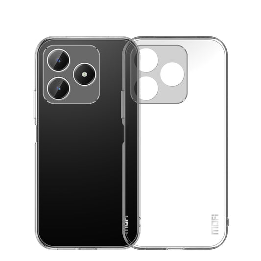 Realme C63 Clear TPU Case - Ultra-Thin, Shockproof, Anti-Yellowing Transparent Soft Protective Cover with Precise Cutouts, Scratch Resistance & Lightweight Design