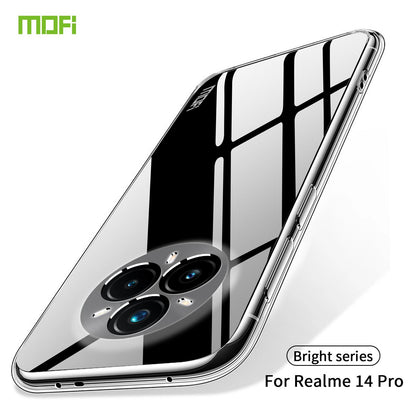 Realme 14 Pro Clear TPU Case - Ultra-Thin, Shockproof, Anti-Yellowing Transparent Soft Protective Cover with Precise Cutouts, Scratch Resistance & Lightweight Design