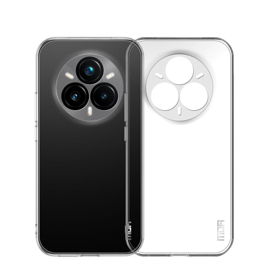 Realme 14 Pro+ Clear TPU Case - Ultra-Thin, Shockproof, Anti-Yellowing Transparent Soft Protective Cover with Precise Cutouts, Scratch Resistance & Lightweight Design