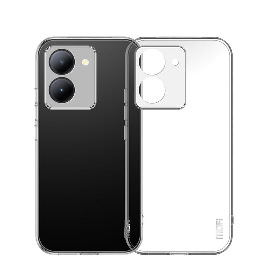 For vivo Y78/Y78+ Clear TPU Case - Ultra-Thin, Shockproof, Anti-Yellowing Transparent Soft Protective Cover with Precise Cutouts, Scratch Resistance & Lightweight Design