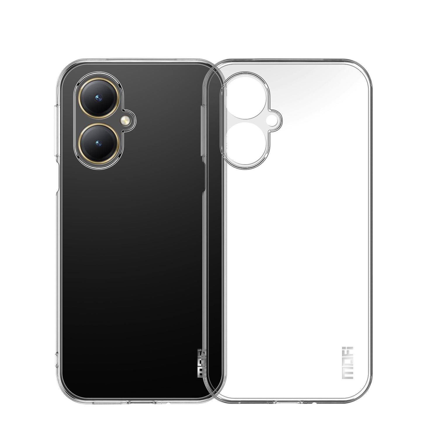 For vivo Y35+/Y35M+ Clear TPU Case - Ultra-Thin, Shockproof, Anti-Yellowing Transparent Soft Protective Cover with Precise Cutouts, Scratch Resistance & Lightweight Design