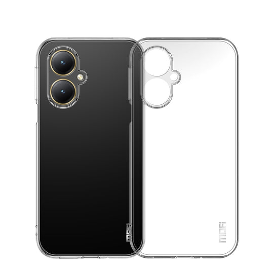 For vivo Y35+/Y35M+ Clear TPU Case - Ultra-Thin, Shockproof, Anti-Yellowing Transparent Soft Protective Cover with Precise Cutouts, Scratch Resistance & Lightweight Design