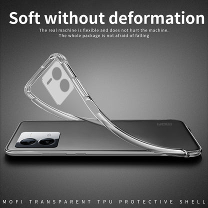 vivo iQOO Z8 Clear TPU Case - Ultra-Thin, Shockproof, Anti-Yellowing Transparent Soft Protective Cover with Precise Cutouts, Scratch Resistance & Lightweight Design