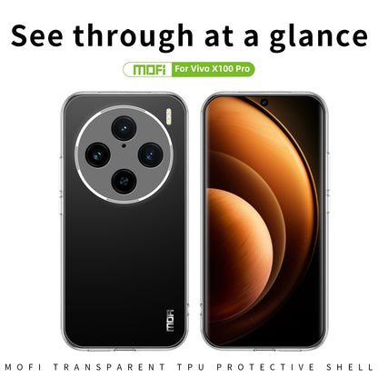 vivo X100 Pro Clear TPU Case - Ultra-Thin, Shockproof, Anti-Yellowing Transparent Soft Protective Cover with Precise Cutouts, Scratch Resistance & Lightweight Design
