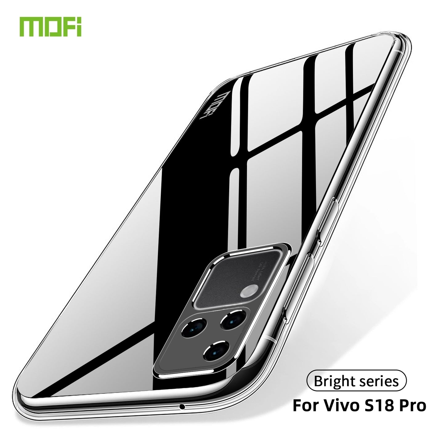 vivo S18 Pro Clear TPU Case - Ultra-Thin, Shockproof, Anti-Yellowing Transparent Soft Protective Cover with Precise Cutouts, Scratch Resistance & Lightweight Design