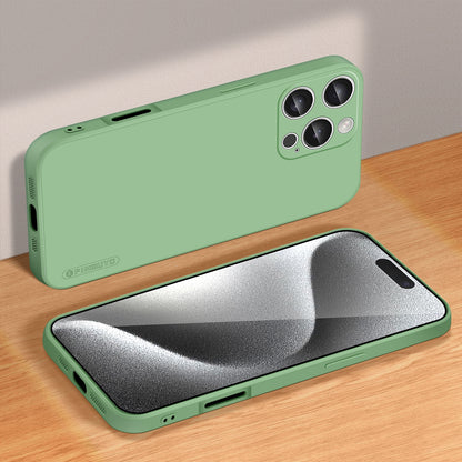 iPhone 16 Pro Max Phone Case - Liquid Silicone TPU Protective Cover with Anti-Scratch, Shockproof Design, Fingerprint Resistant & Soft Grip Feel