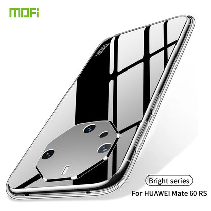 Huawei Mate 60 RS Ultimate Clear TPU Case - Ultra-Thin, Shockproof, Anti-Yellowing Transparent Soft Protective Cover with Precise Cutouts, Scratch Resistance & Lightweight Design