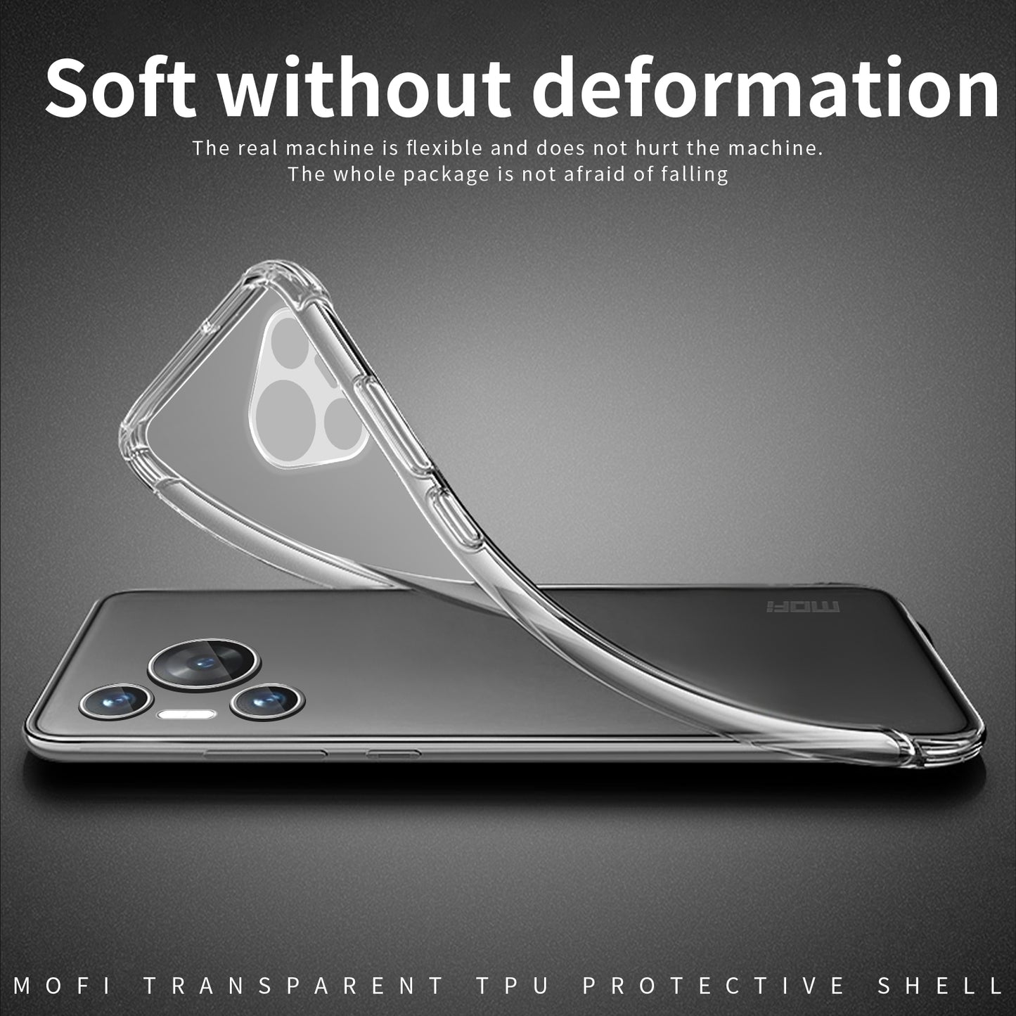 Huawei Pura 70 Pro Clear TPU Case - Ultra-Thin, Shockproof, Anti-Yellowing Transparent Soft Protective Cover with Precise Cutouts, Scratch Resistance & Lightweight Design