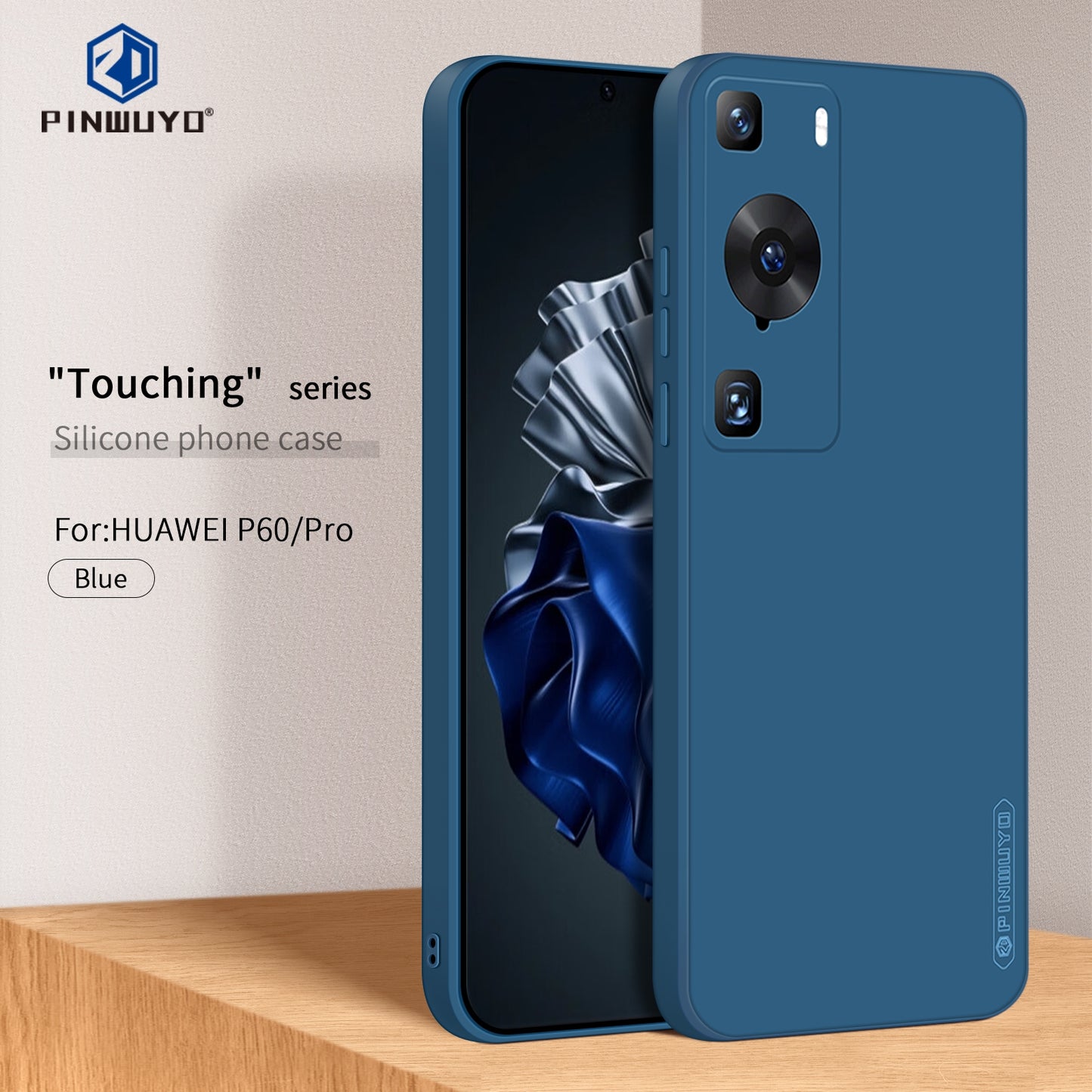 Huawei P60 Phone Case - Liquid Silicone TPU Protective Cover with Anti-Scratch, Shockproof Design, Fingerprint Resistant & Soft Grip Feel