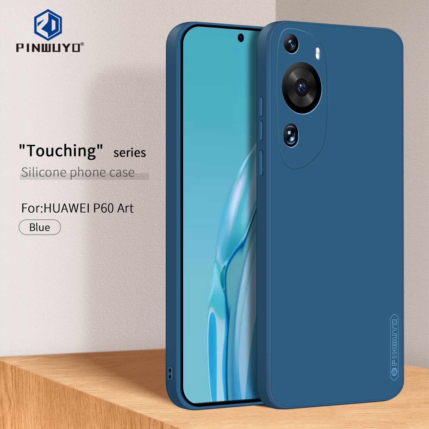 Huawei P60 Art Phone Case - Liquid Silicone TPU Protective Cover with Anti-Scratch, Shockproof Design, Fingerprint Resistant & Soft Grip Feel
