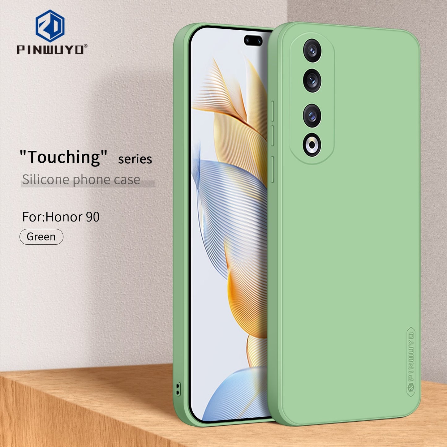 Honor 90 Phone Case - Liquid Silicone TPU Protective Cover with Anti-Scratch, Shockproof Design, Fingerprint Resistant & Soft Grip Feel
